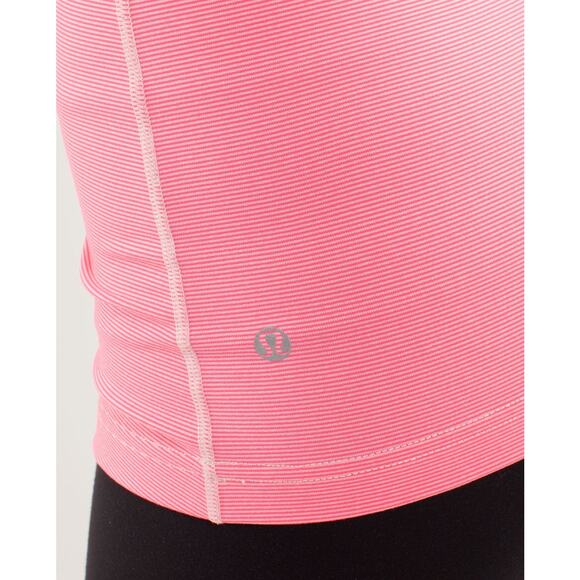 LULULEMON Daily Tank Wee Stripe Dune Flash Sz 4 - Picture 2 of 10